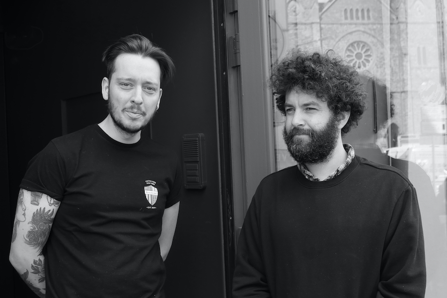 Image, Une photo des trois propriétaires, Dany, Doris et Chris, de Rucolino.